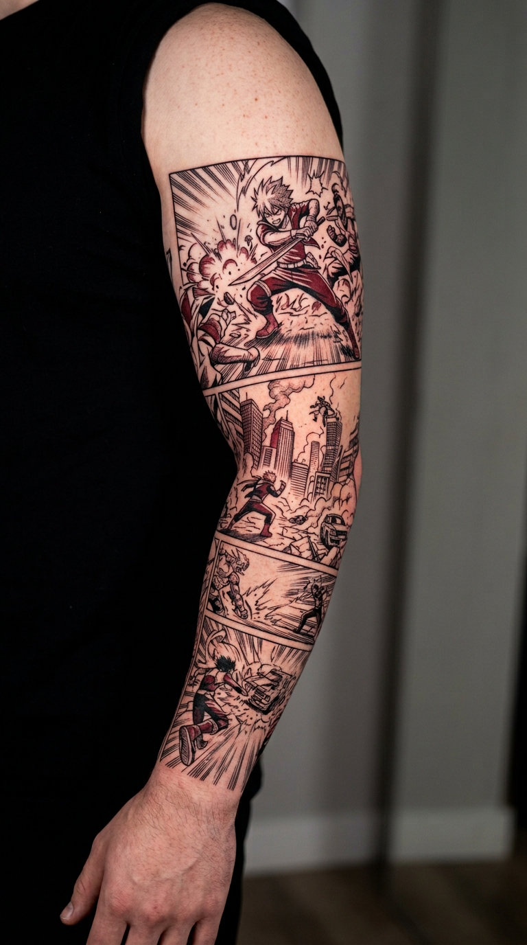 Full Manga Action Sleeve