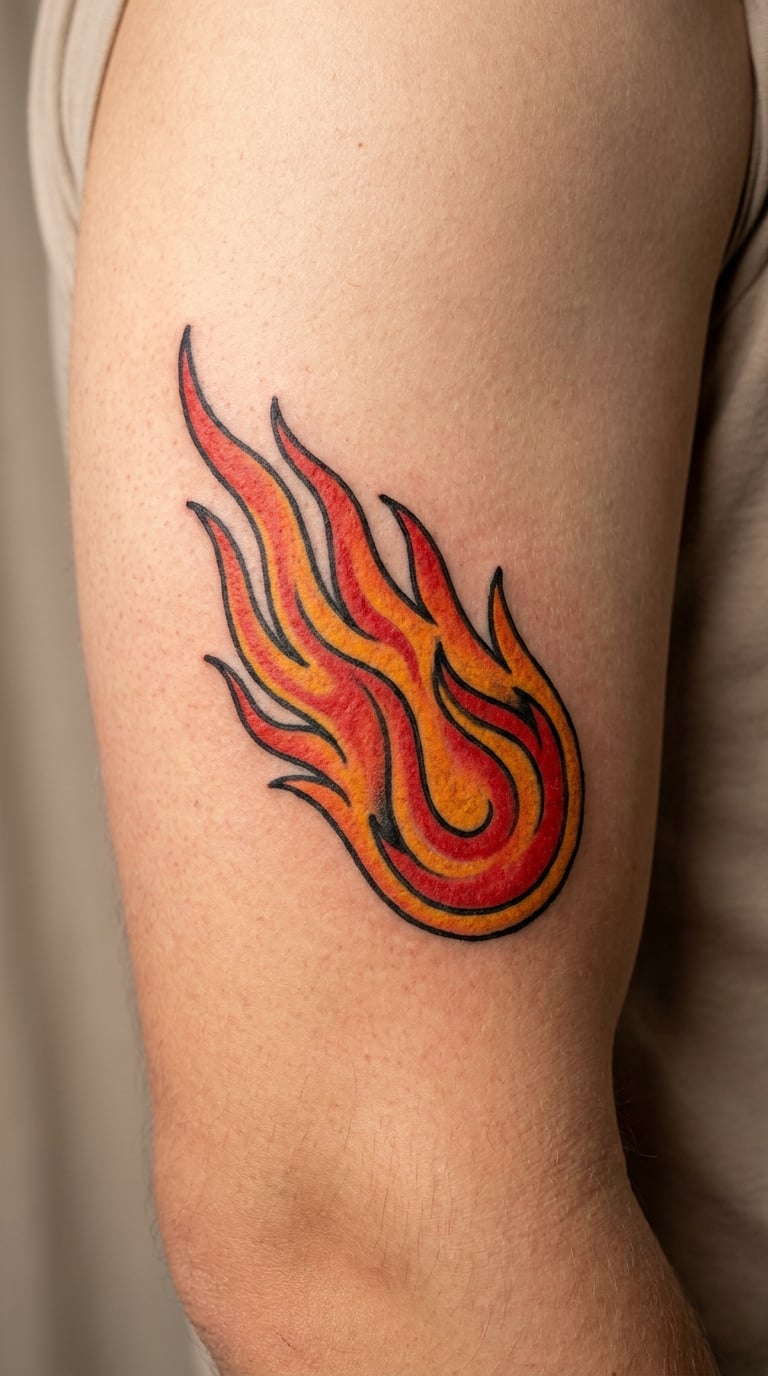 Traditional Flame Comet