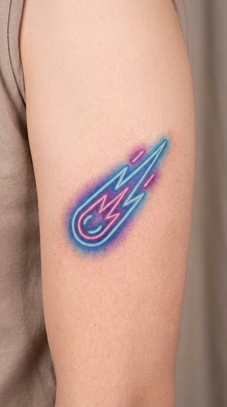 Neon Comet's Tail