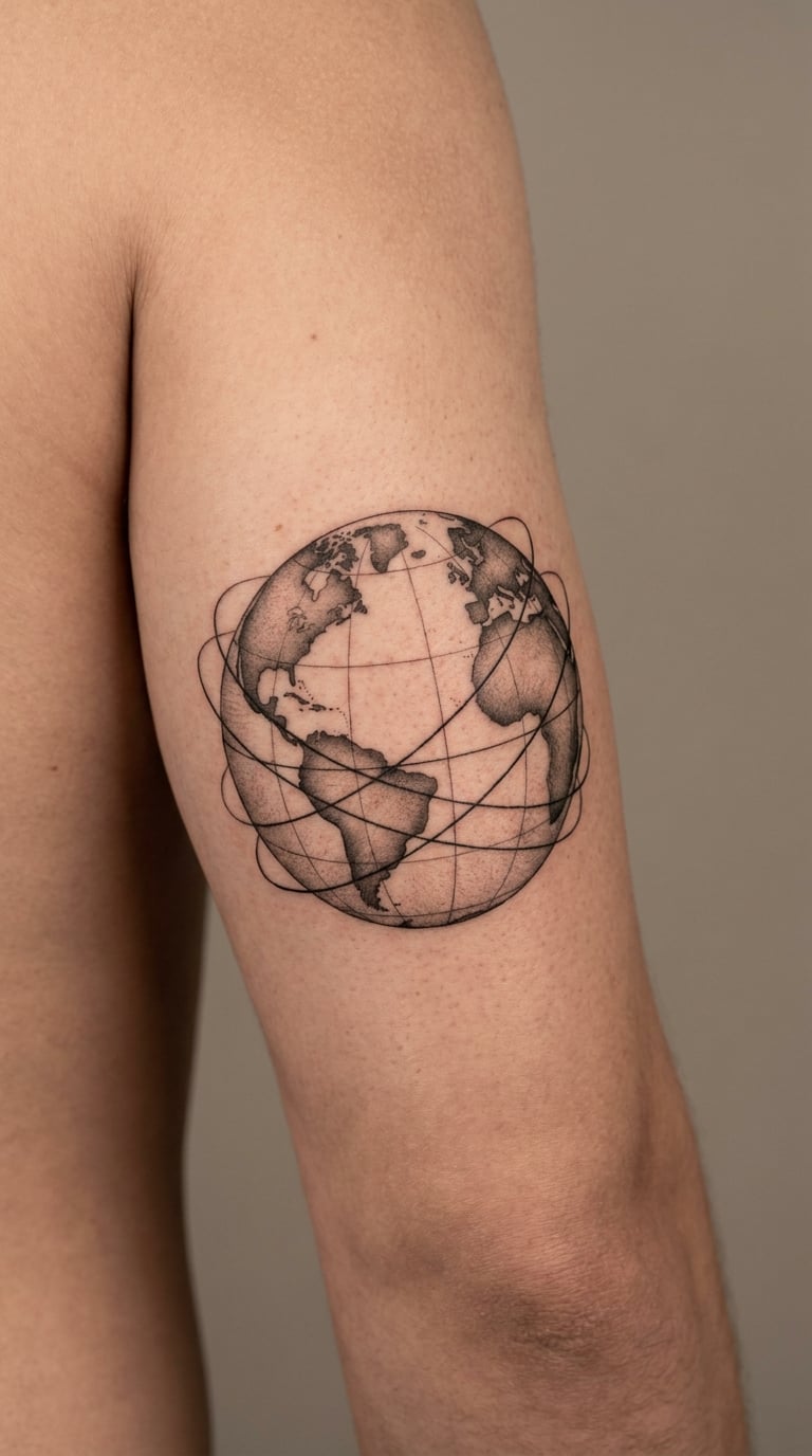 Coordinates Wrapped Around a Globe