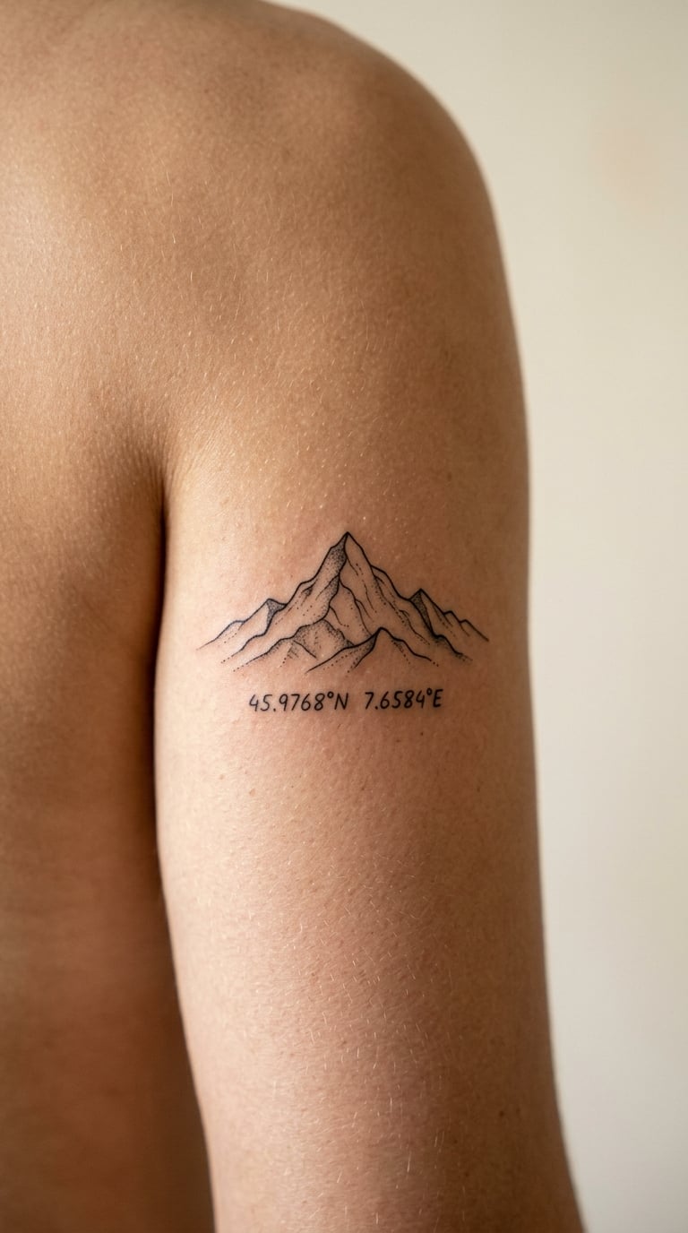 Mountain Peak and Coordinates