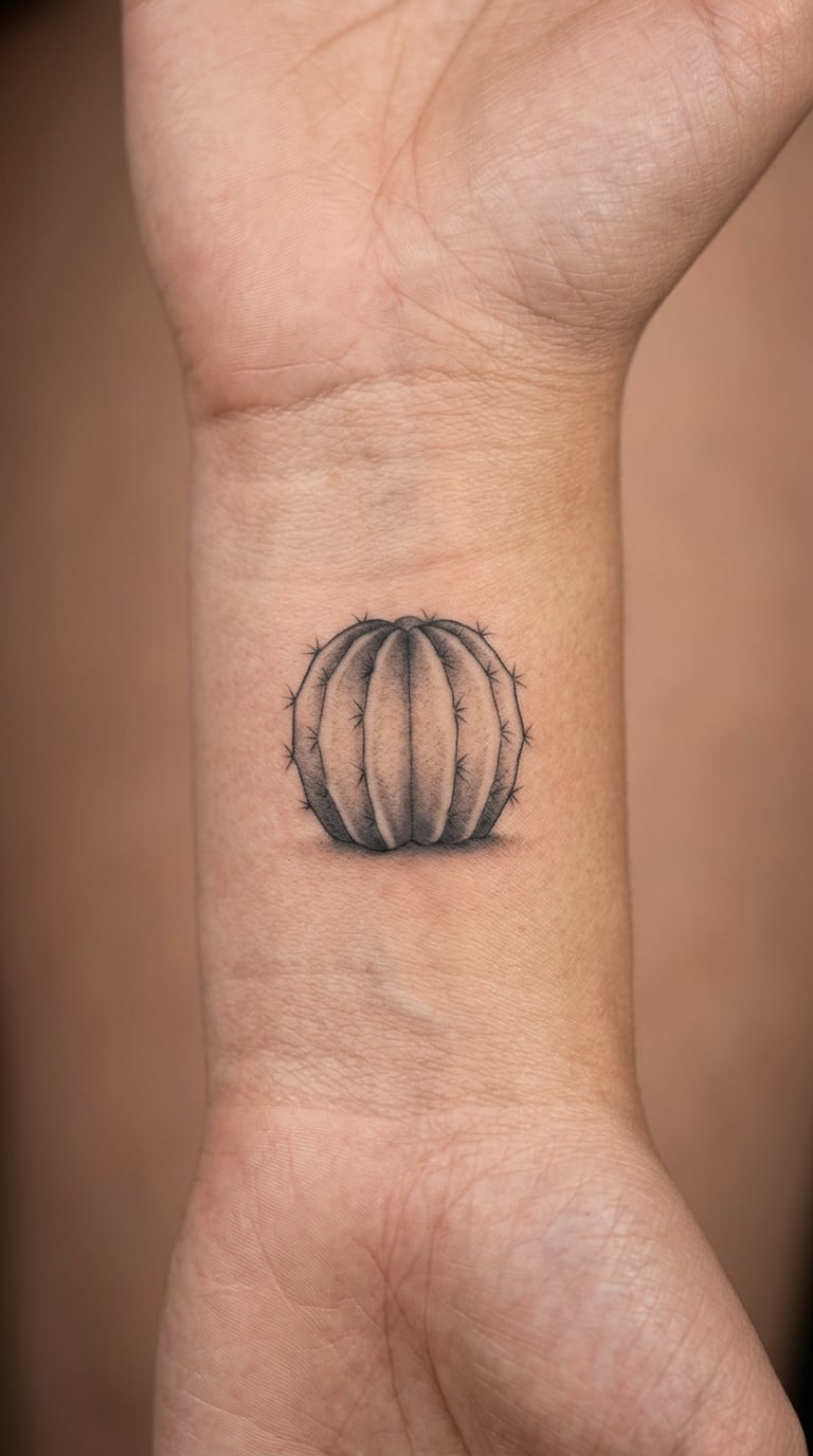 Desert Hood Micro Tattoo