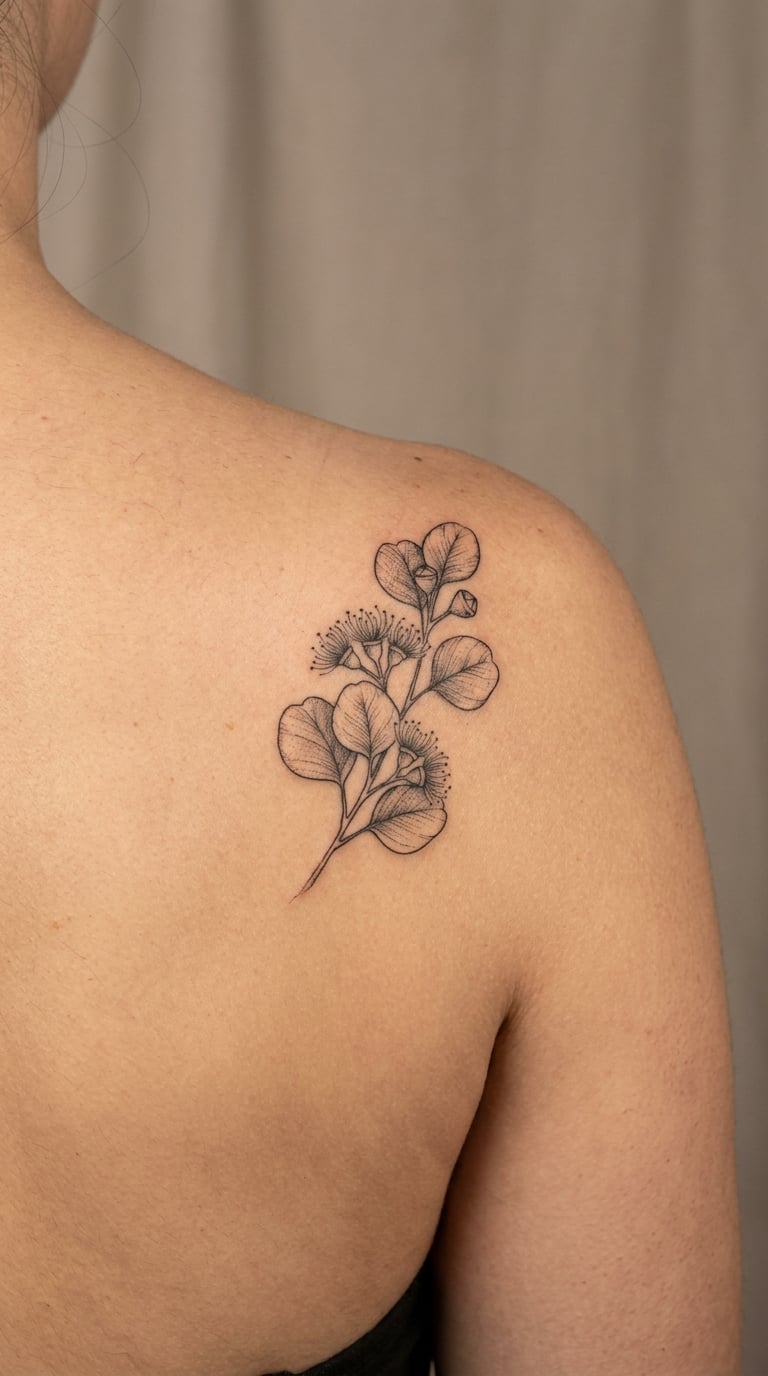 Eucalyptus Flower and Leaf Combo