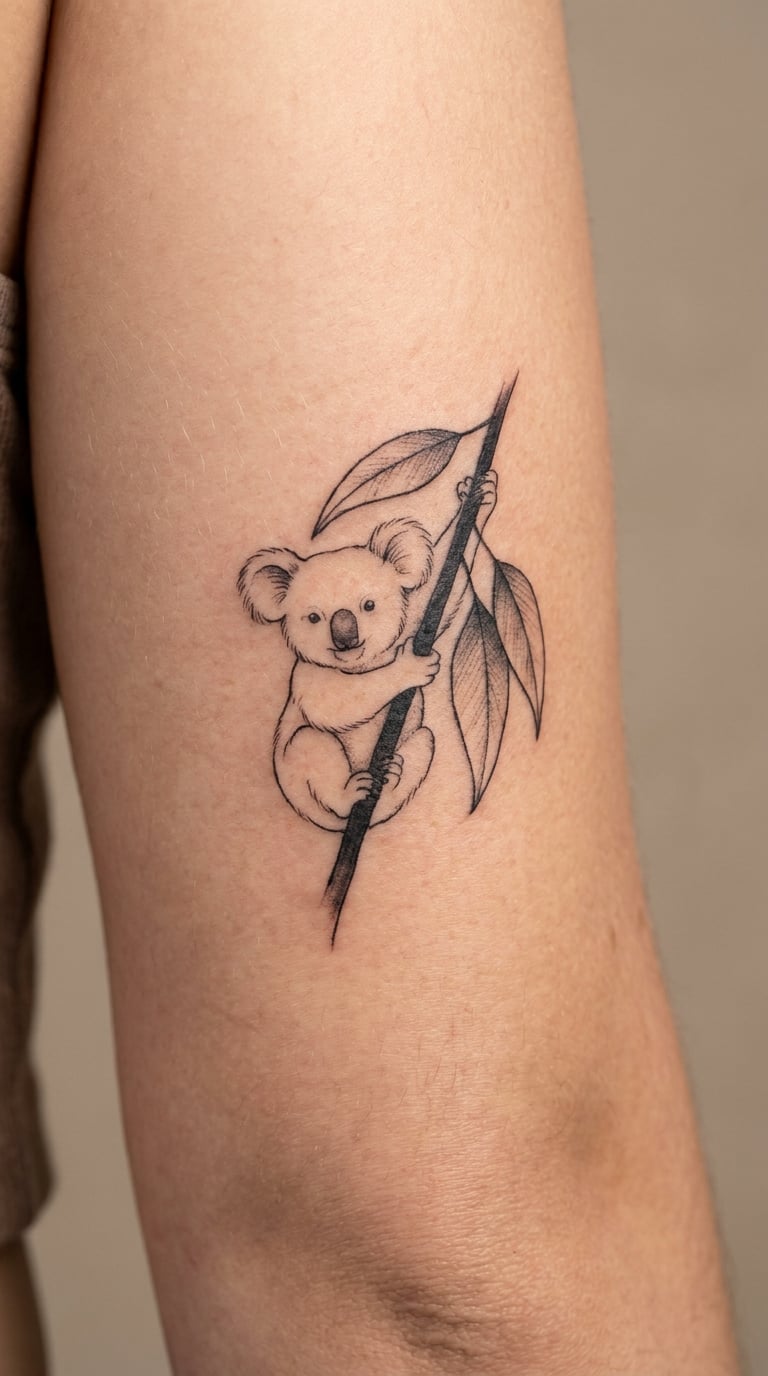 Eucalyptus Koala Branch