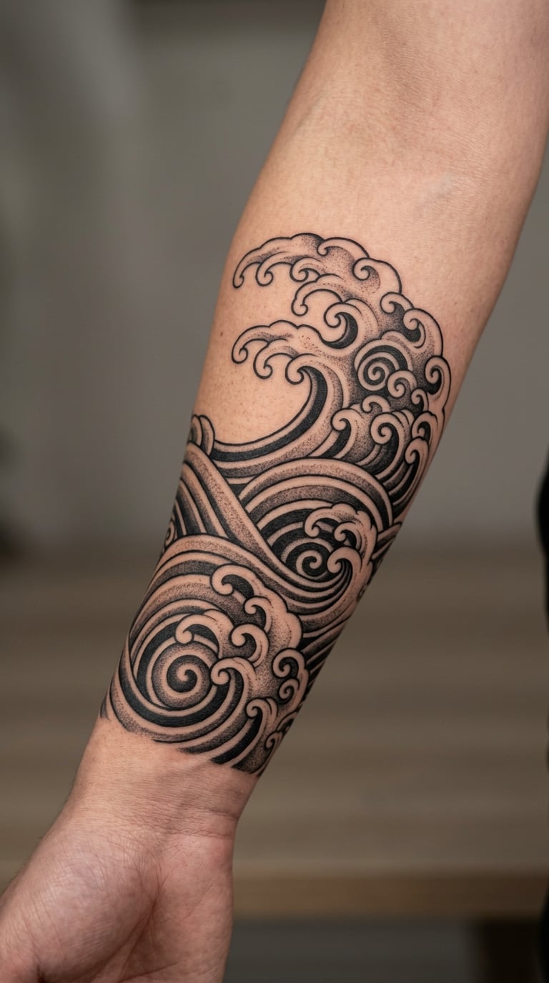 Japanese-Style Wave Wrap