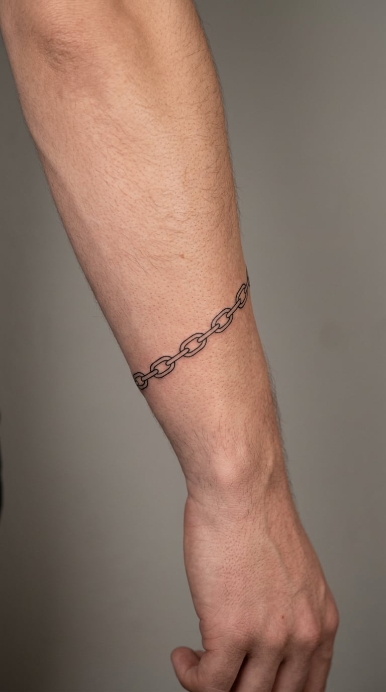 Minimalist Chain-Link Wrap