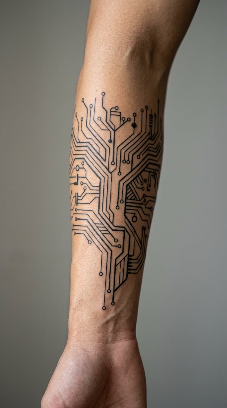 Circuit-Board Tech Wrap