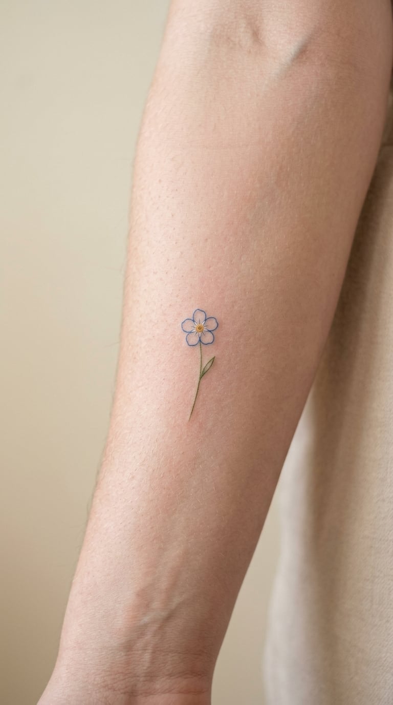 Fine-Line Single-Stem Forget-Me-Not