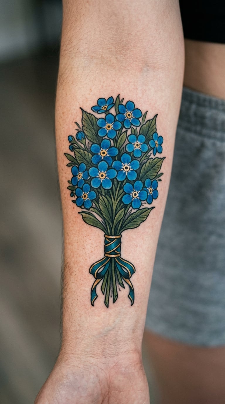 Traditional Forget-Me-Not Bouquet