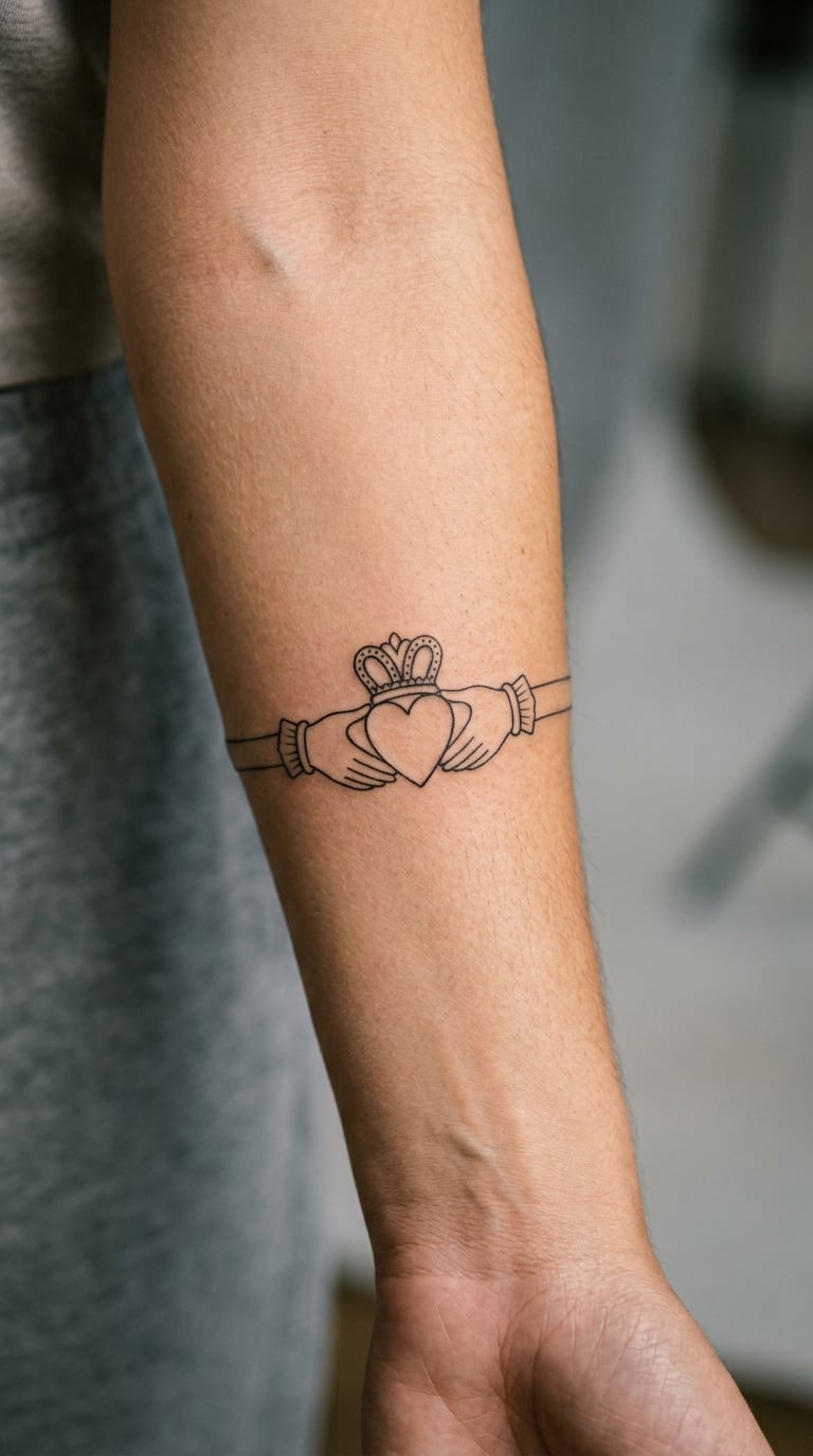 Claddagh Ring Linework
