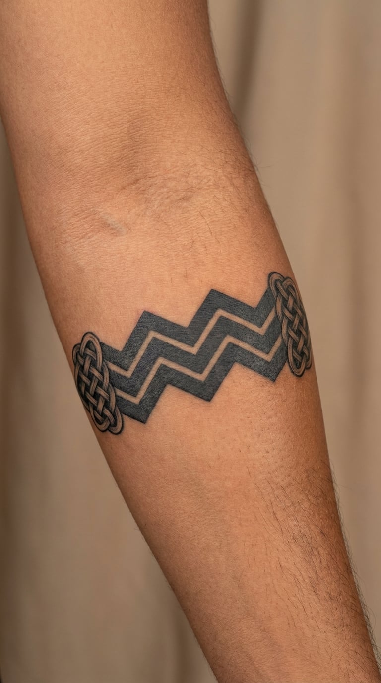Celtic Chevron with Knotwork End Caps