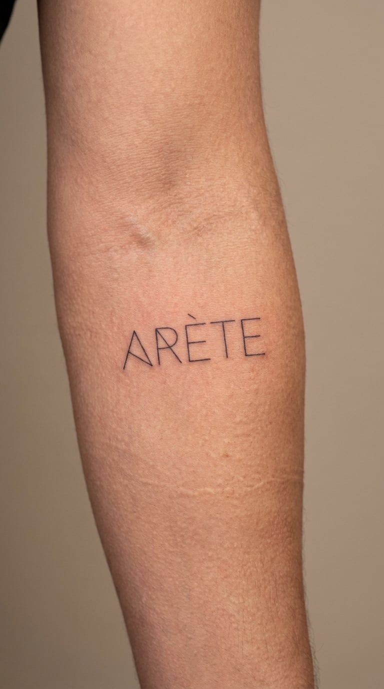 Arete in Fine-Line Geometry