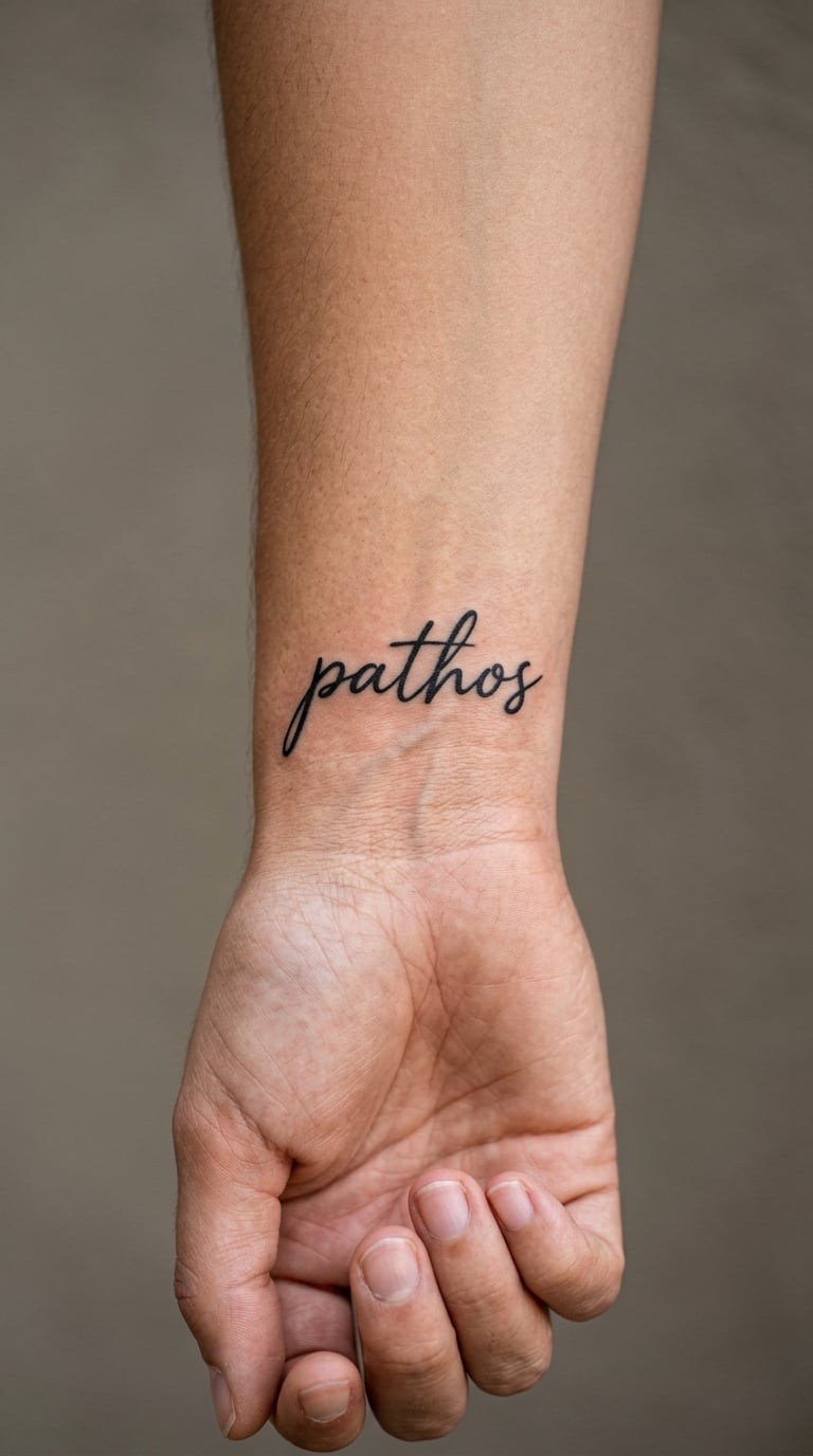 Pathos in Handwritten Script