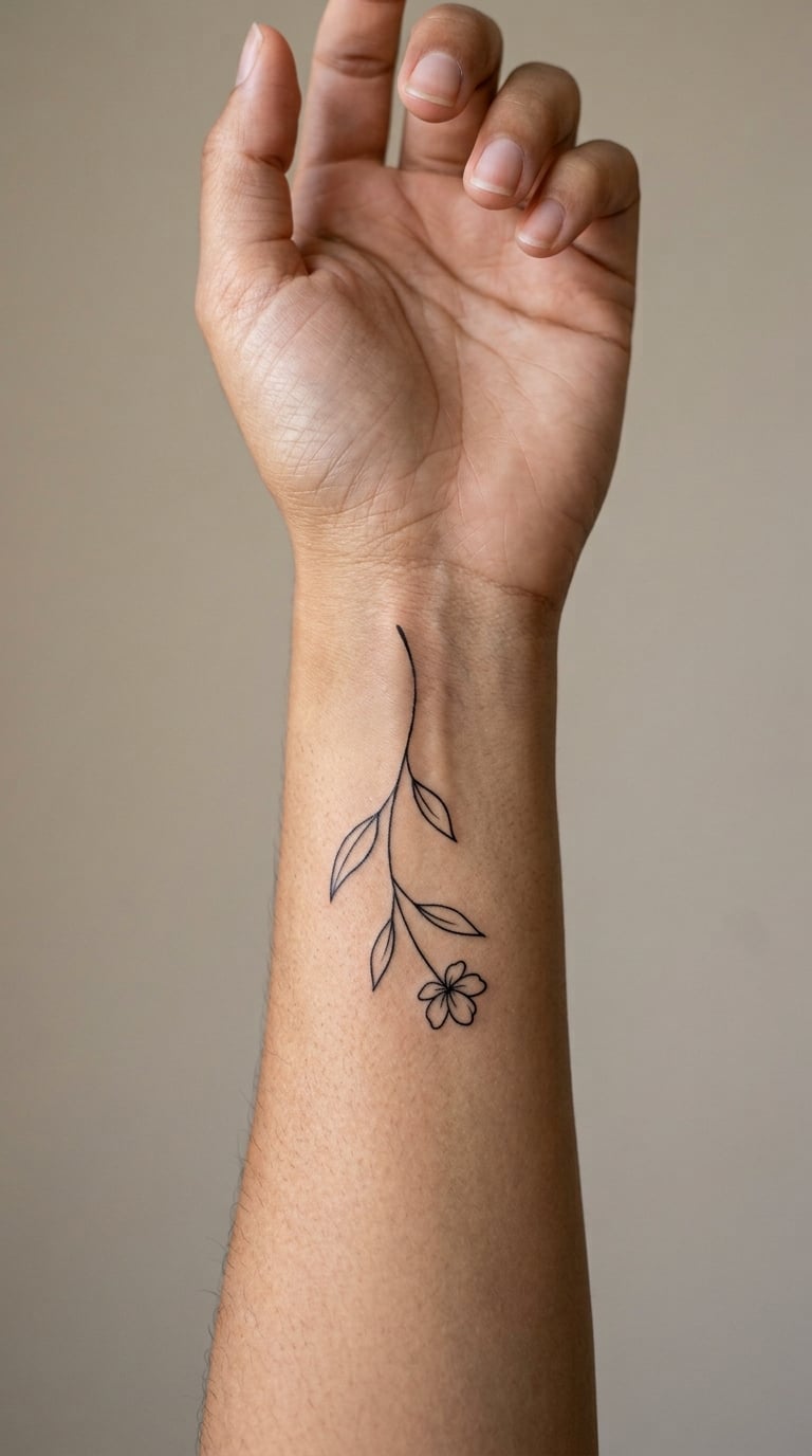 Tiny Floral Branch