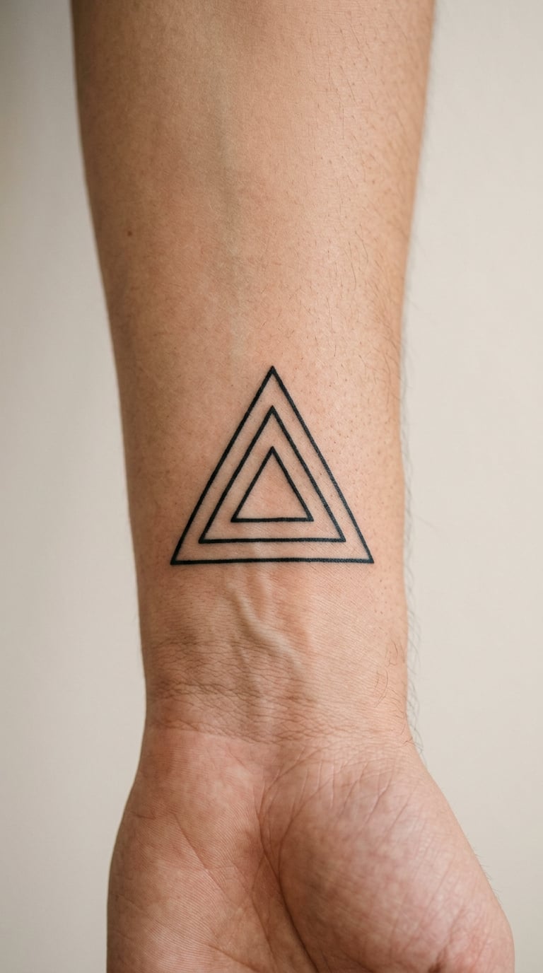 Small Geometric Triangle