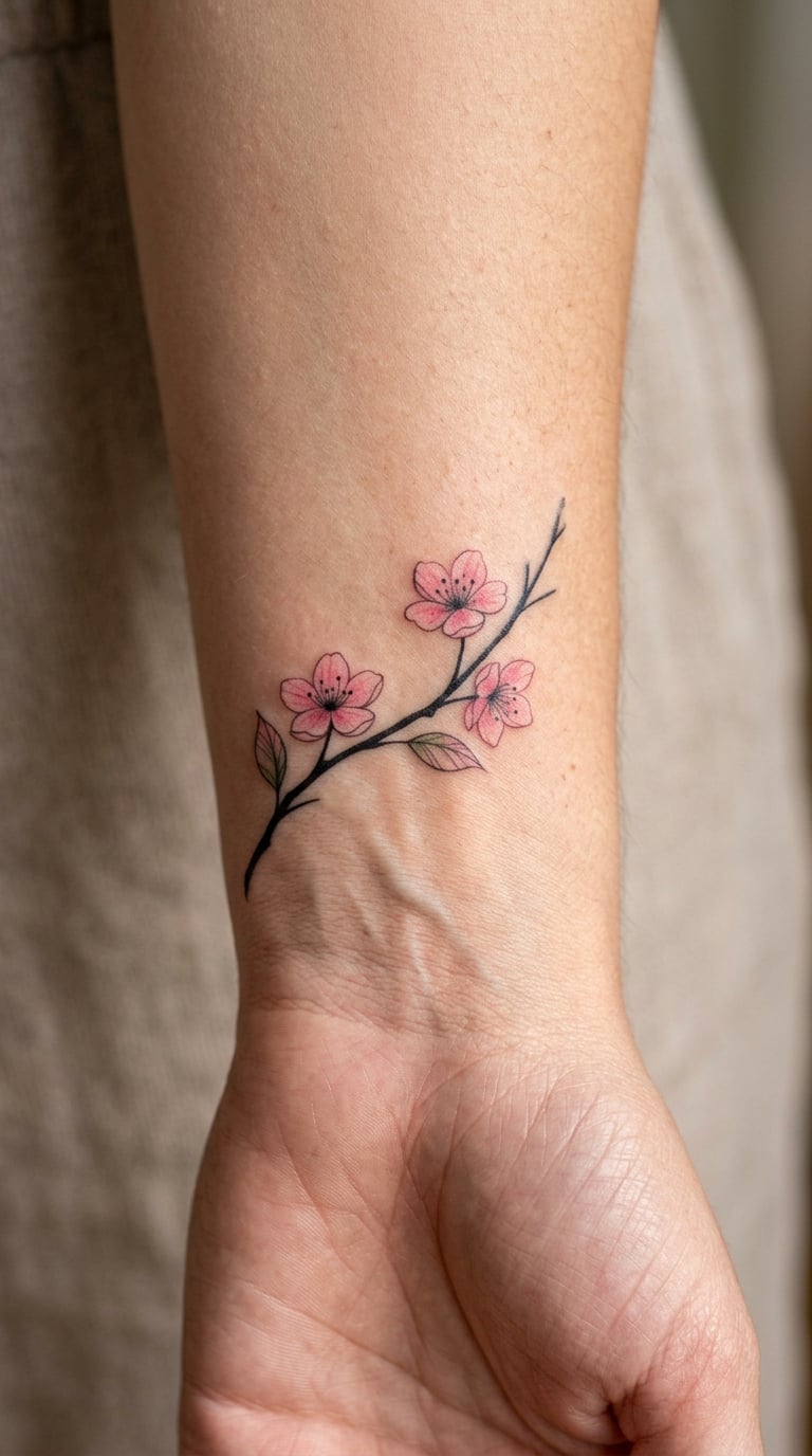 Single Cherry Branch