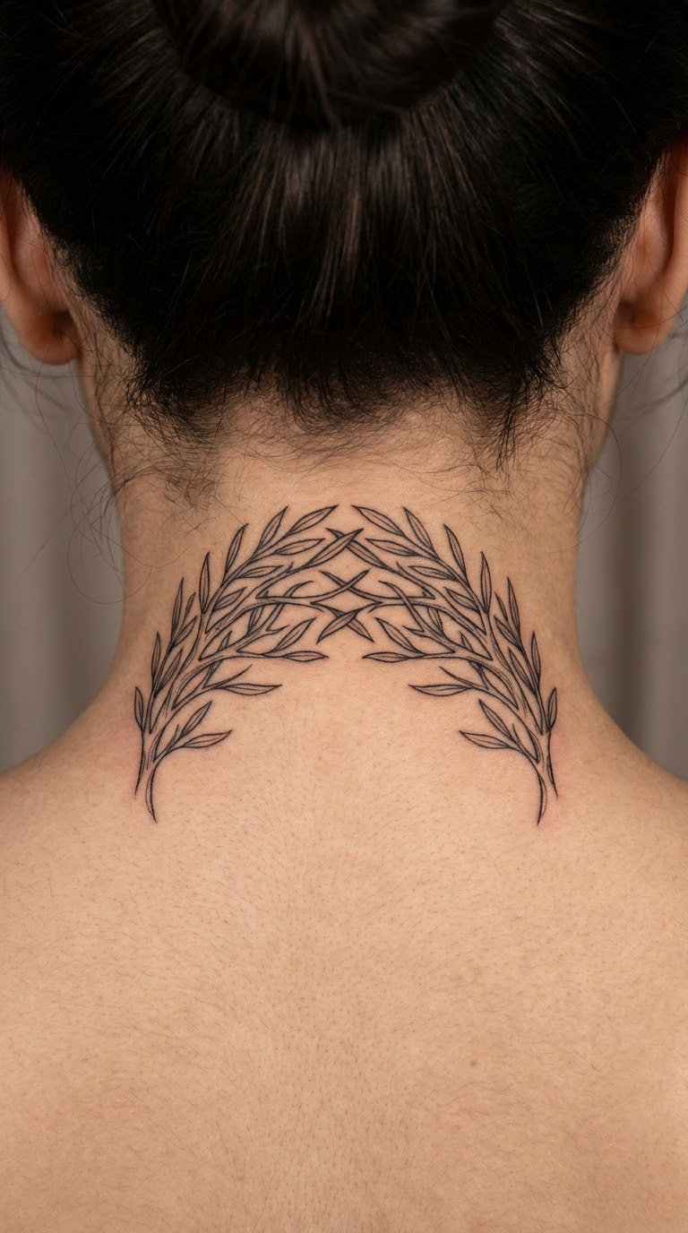 Greenwood Arch on the Back of the Neck