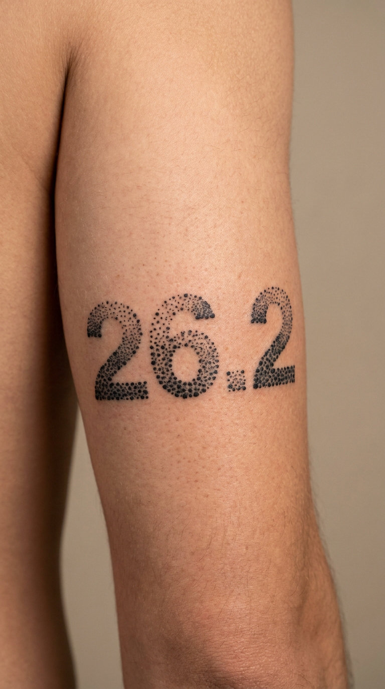 Dotwork 26.2 Marathon Tattoo