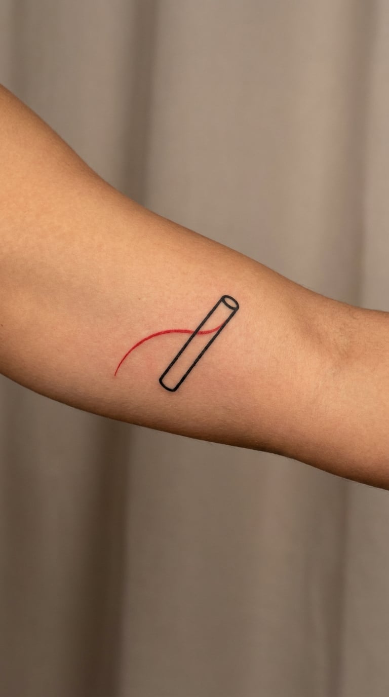 Marathon Relay Baton Marathon Tattoo