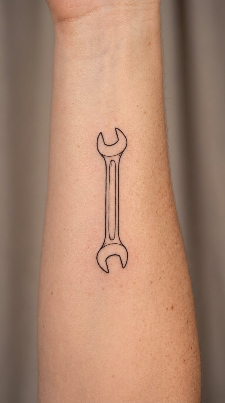 Fine-Line Open-End Wrench
