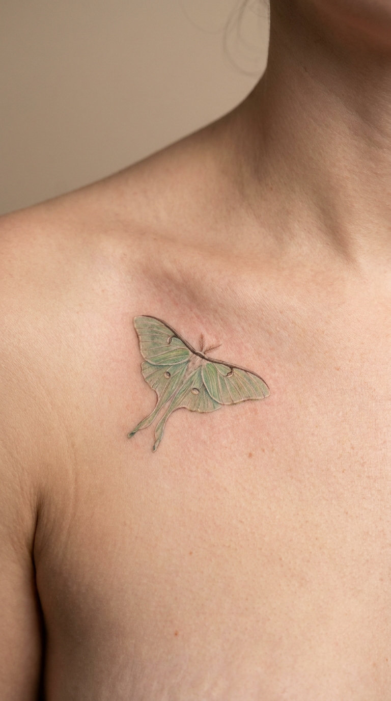 Micro-Realism Luna Moth