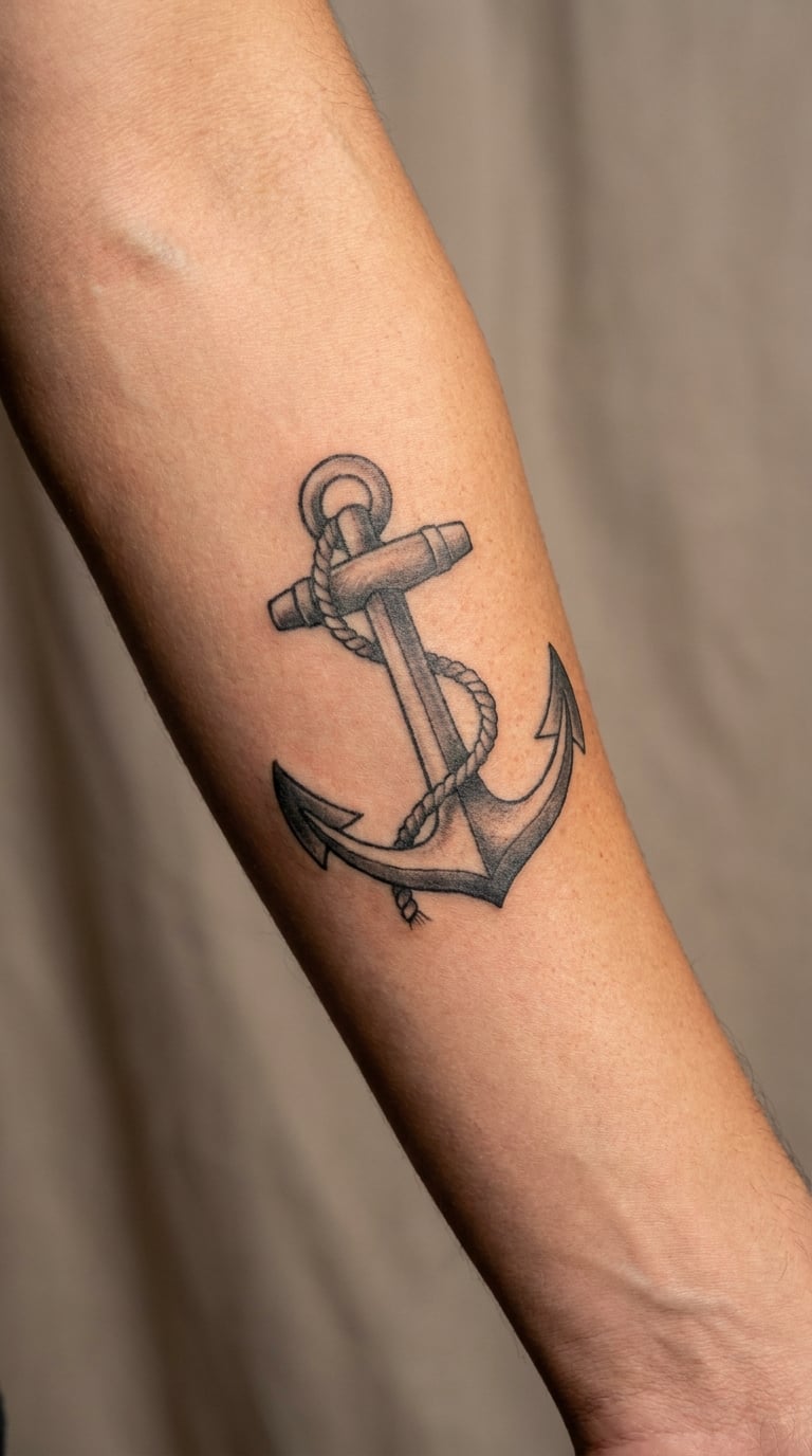 Traditional Navy Anchor