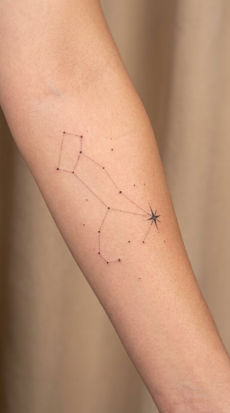 Navy Star and Constellation Map