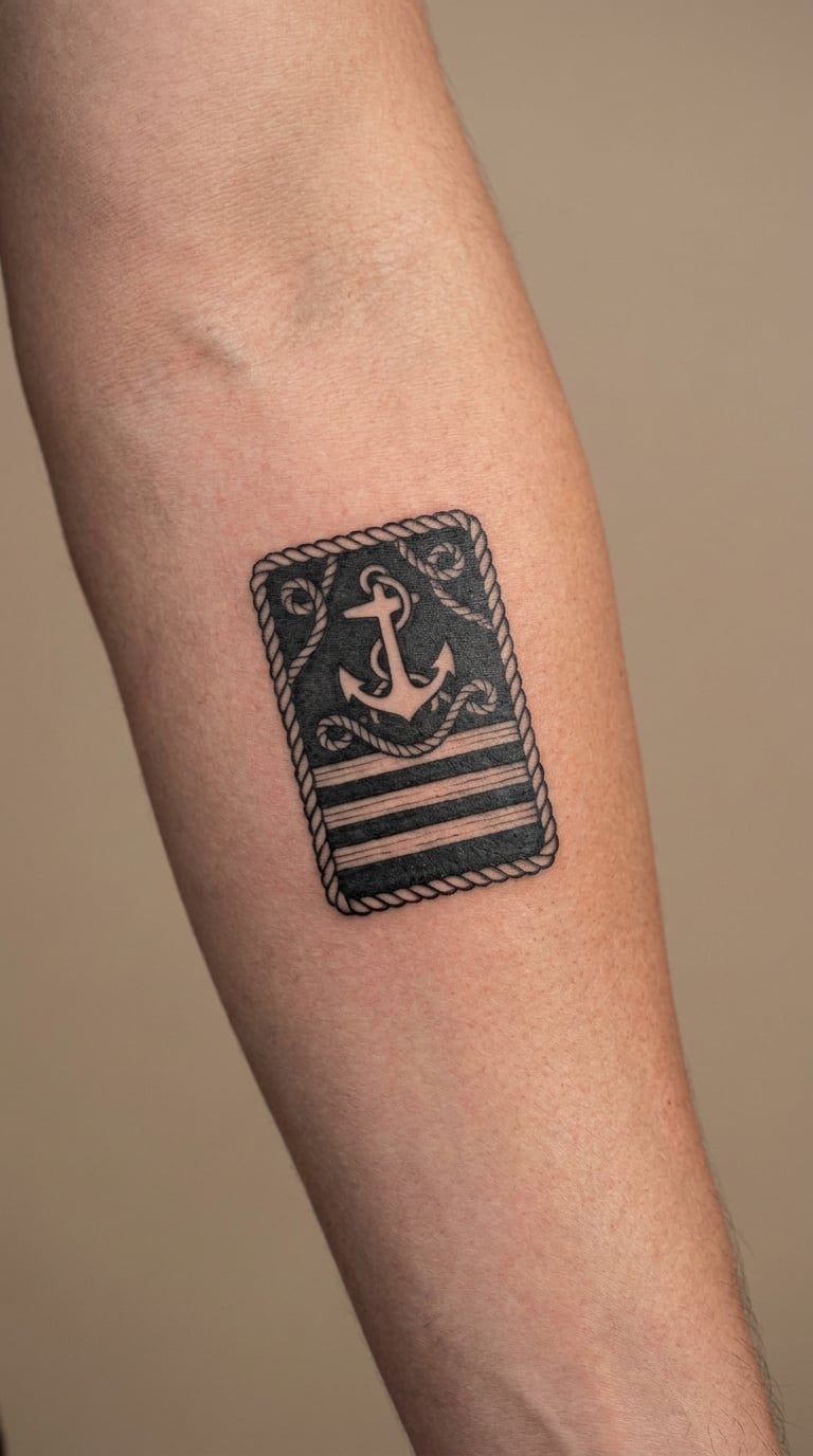 Navy Insignia-Style Panel