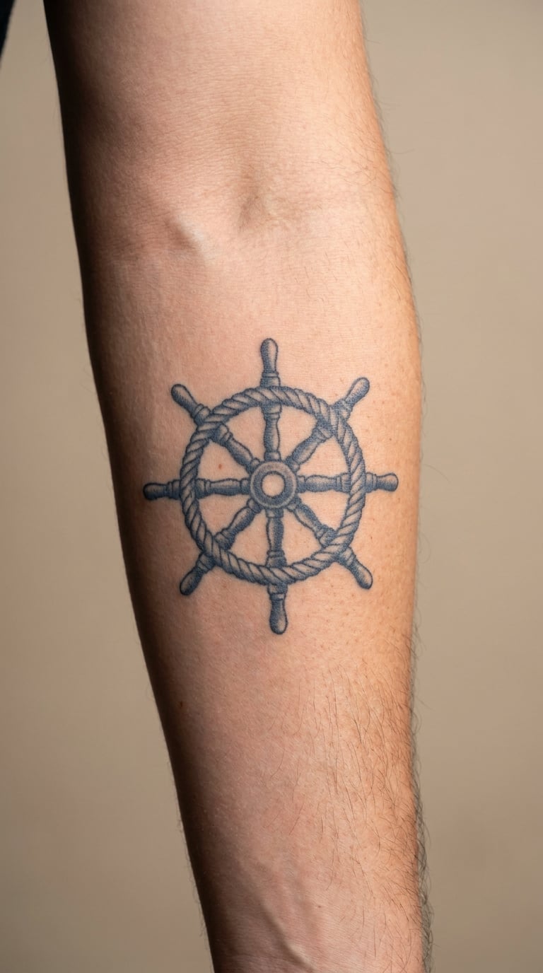 Traditional Ship's Wheel