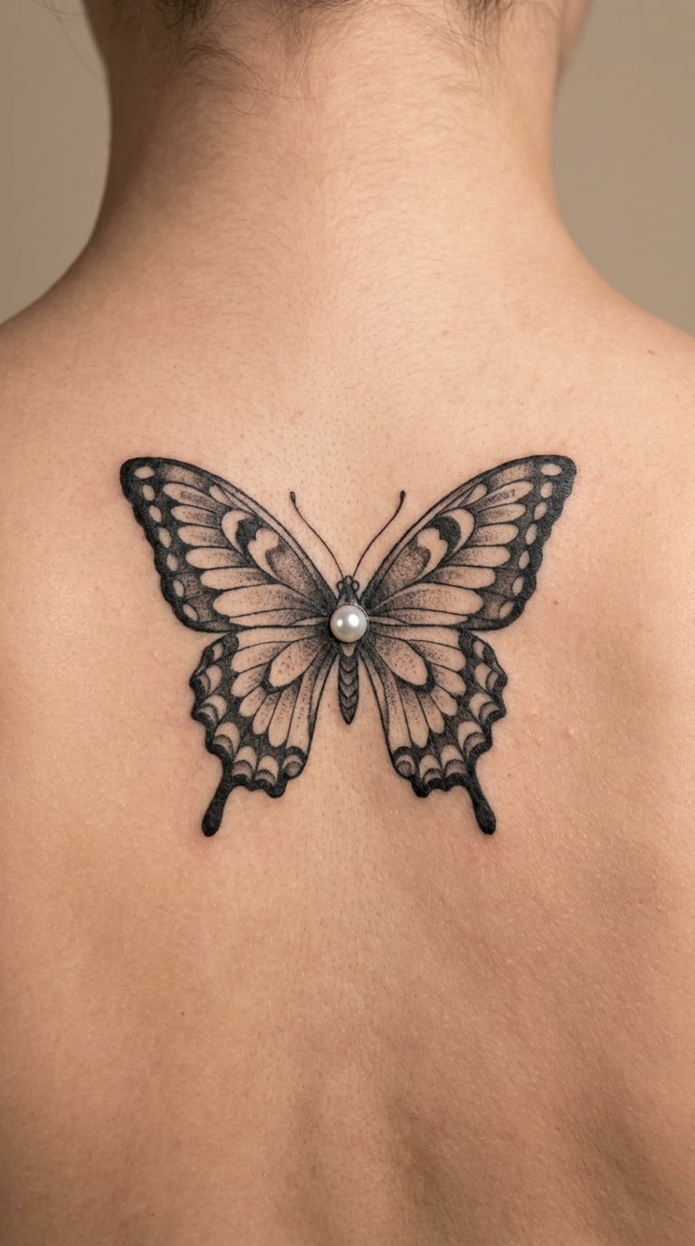 Pearl with Butterfly Wings