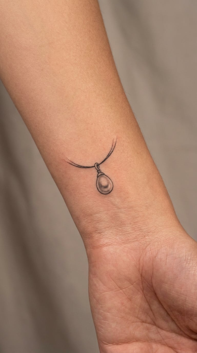 Pearl Drop on the Wrist