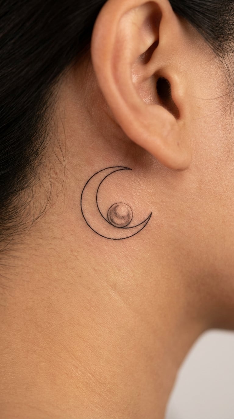 Pearl in a Crescent Moon