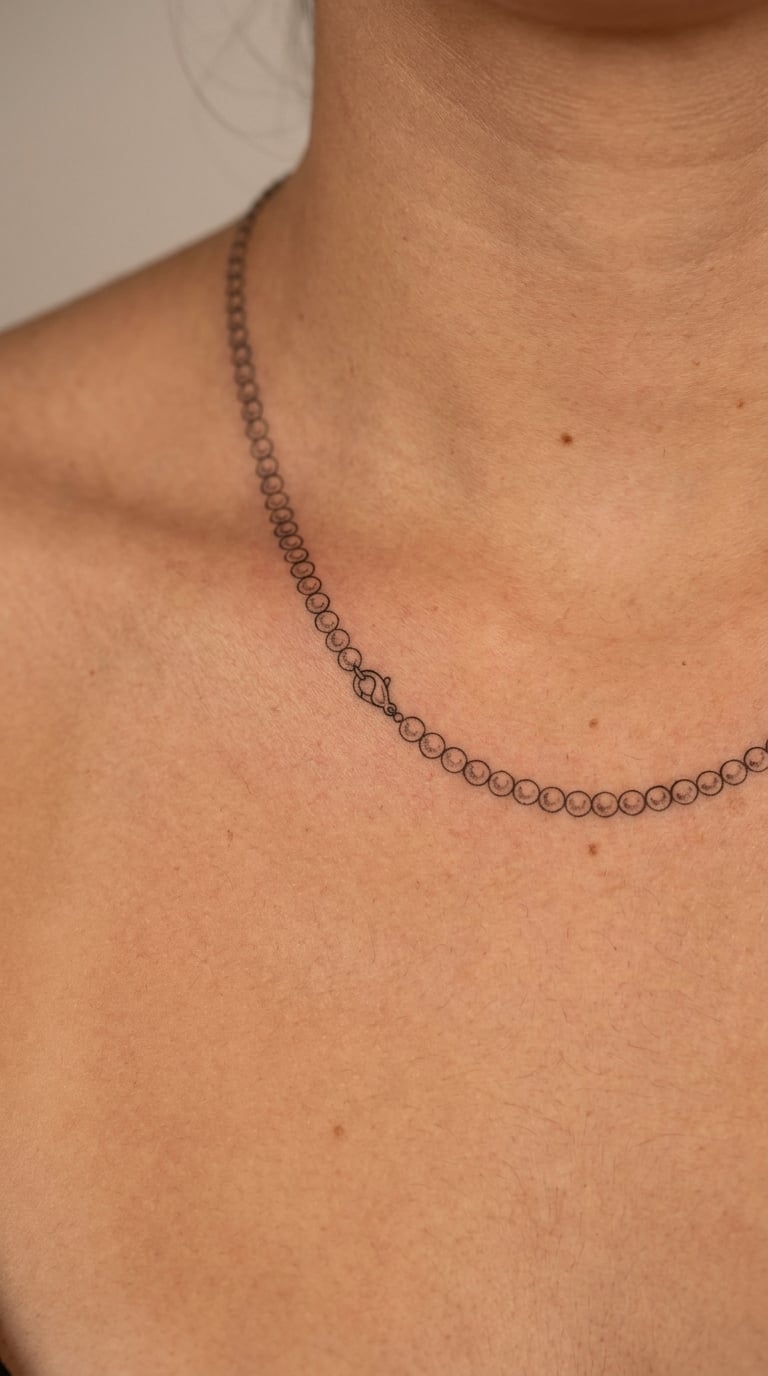 Pearl Necklace Tattoo