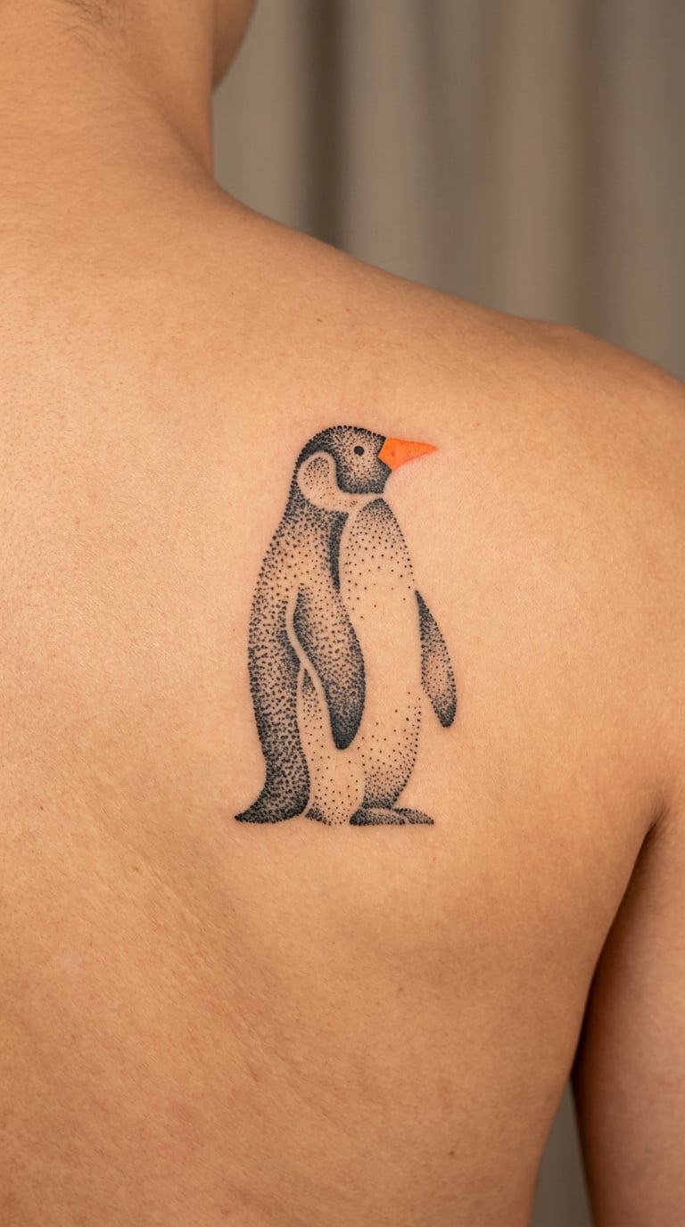 Dotwork Penguin