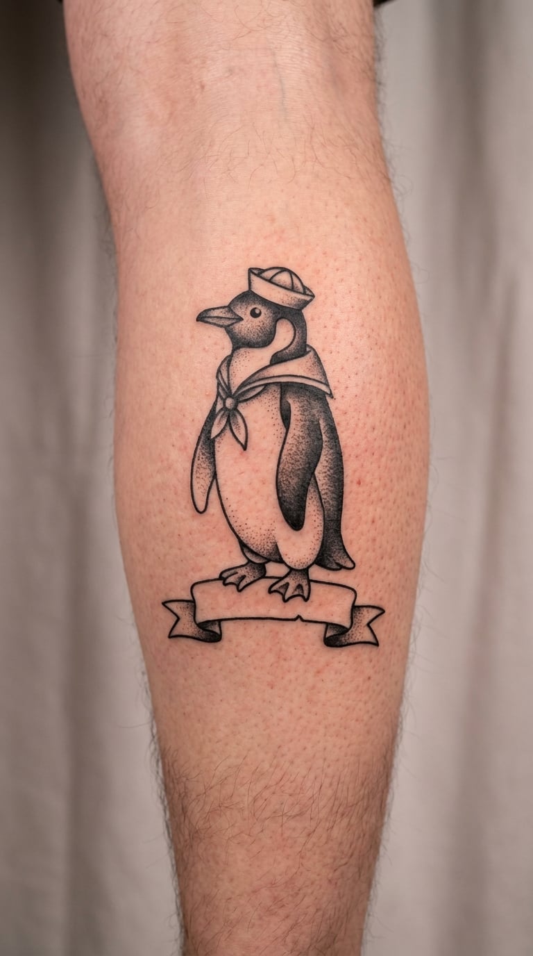 Traditional Sailor Penguin