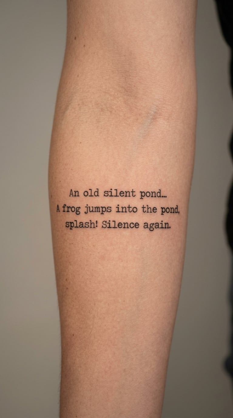 Haiku Stacked Across Three Lines