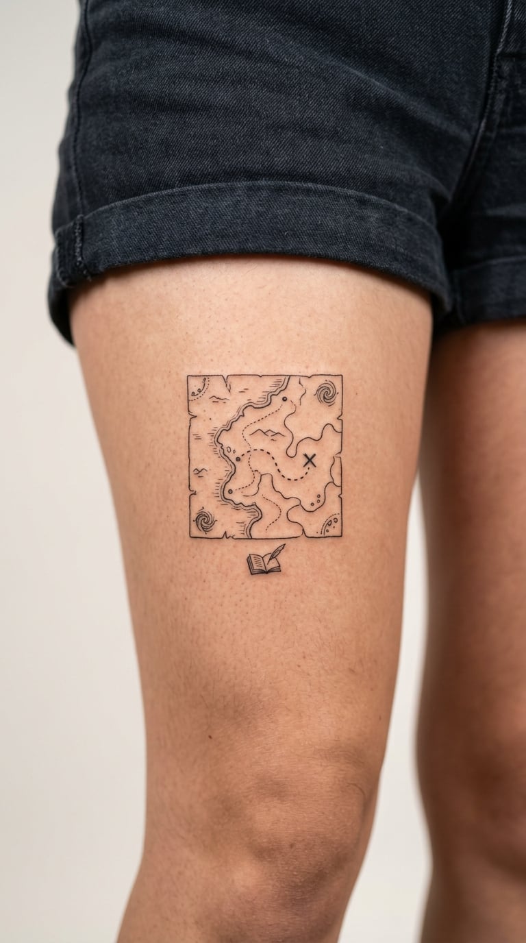 Antique Atlas-Style Poetry Map