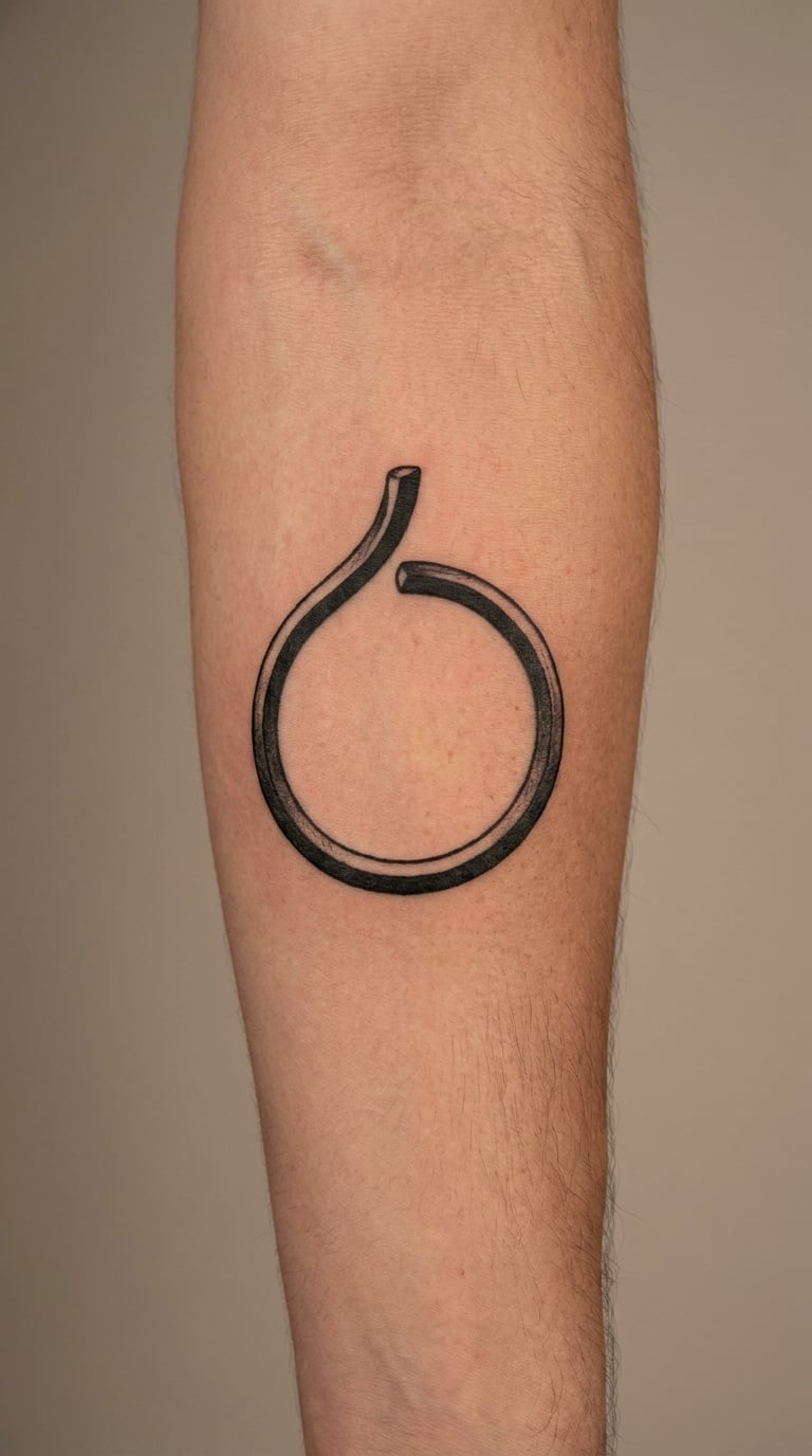 Bent Iron Rebounding into a Circle
