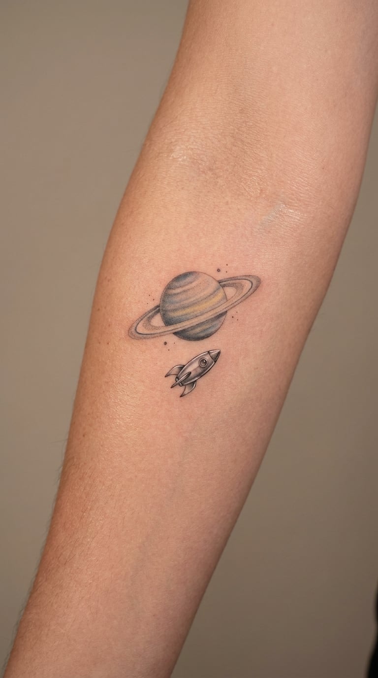 Realistic Saturn Rocket