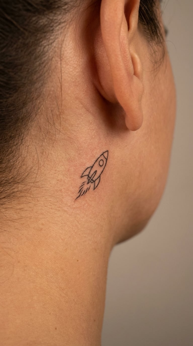 Micro Rocket Behind the Ear