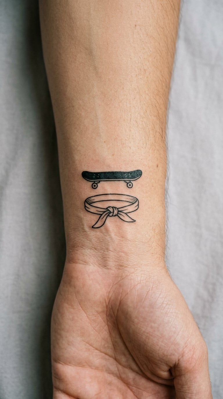 Skateboard Wrist Wrap Design