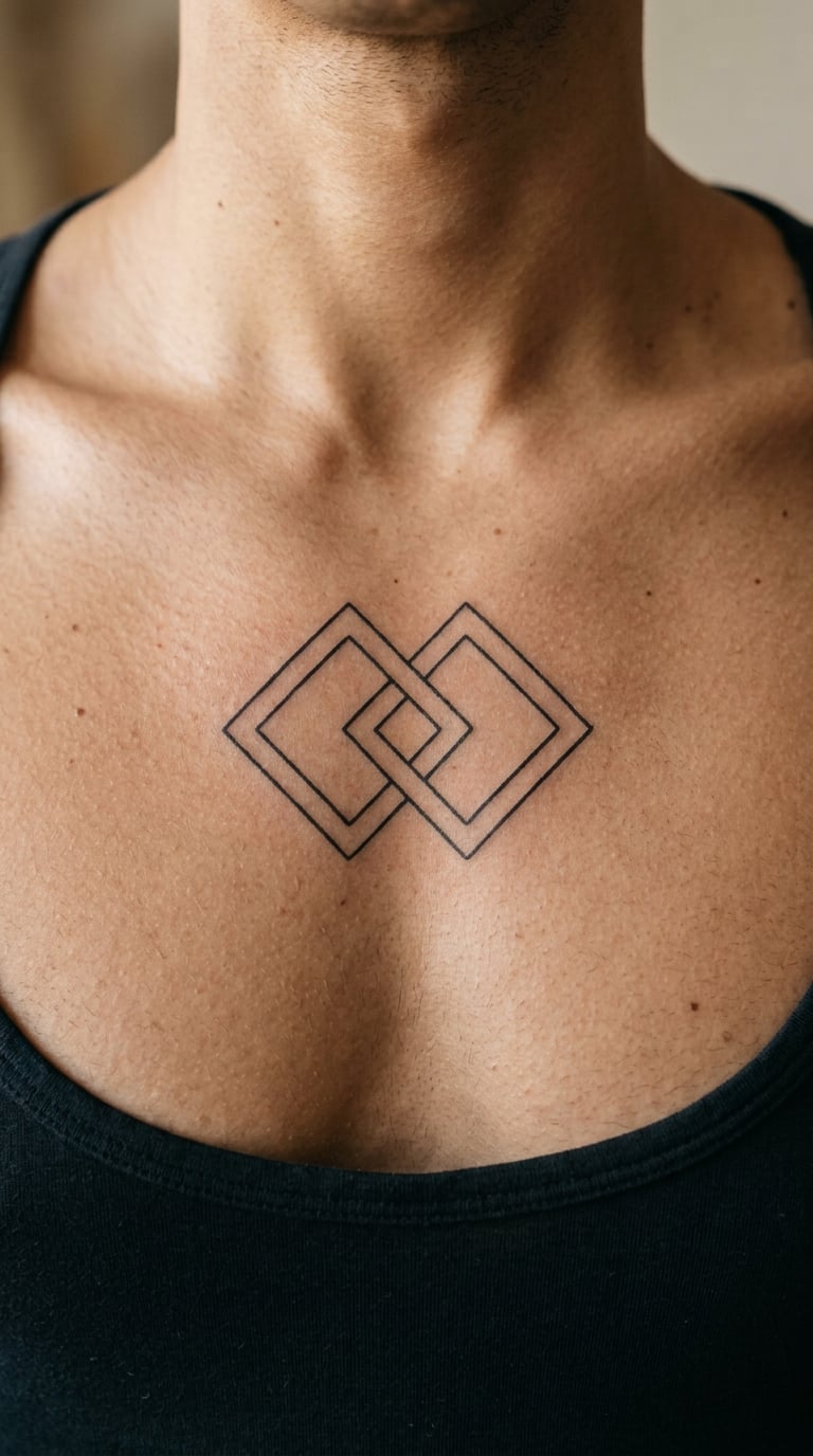 Two Interlocking Geometric Loops