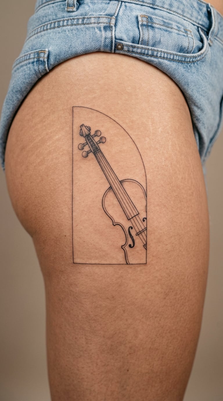 Quarter-Frame Violin on the Hip