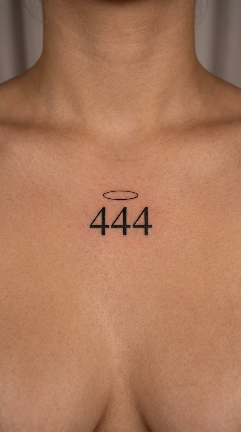 444 in a Fine-Line Halo