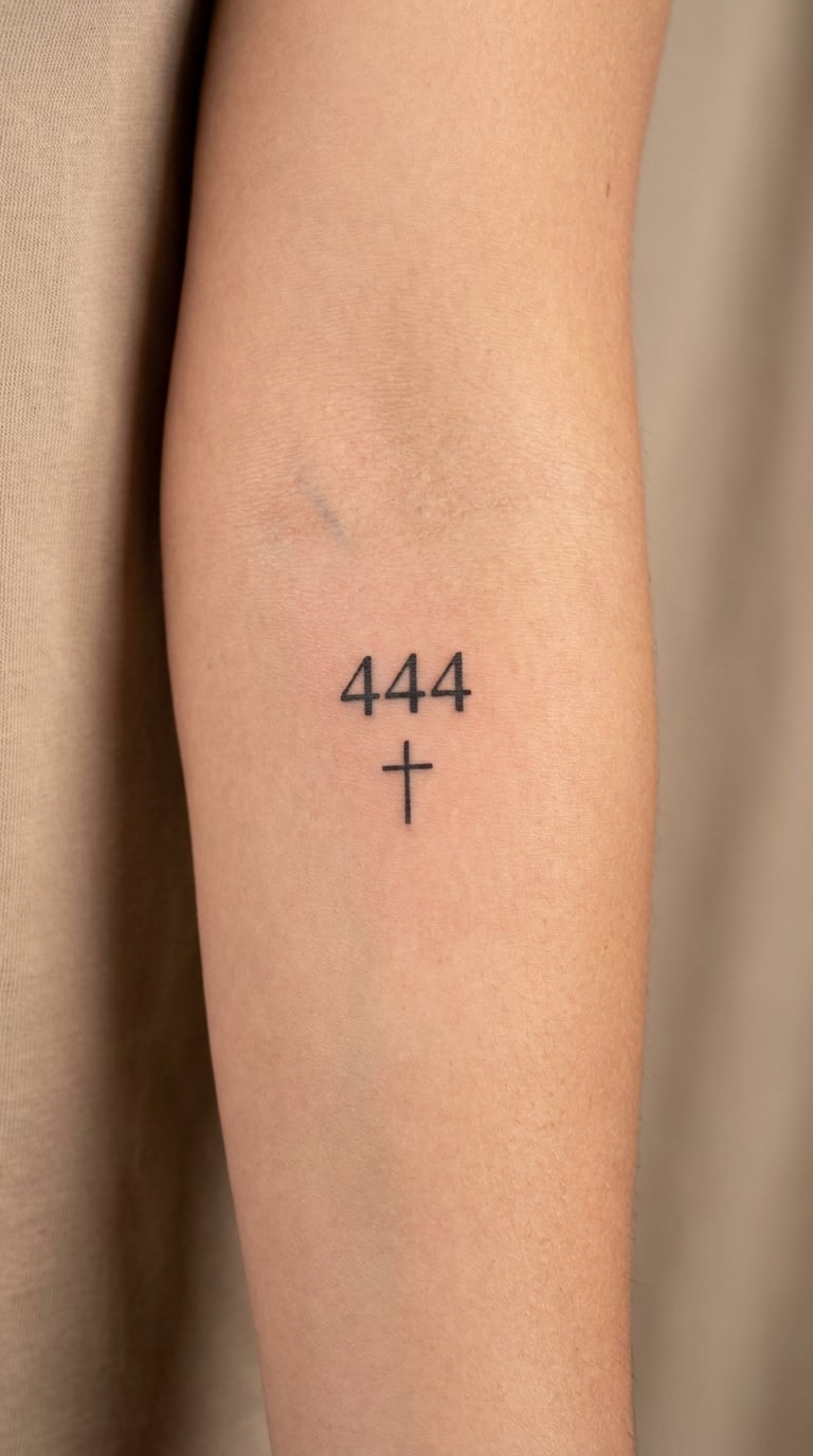 444 with a Small Cross