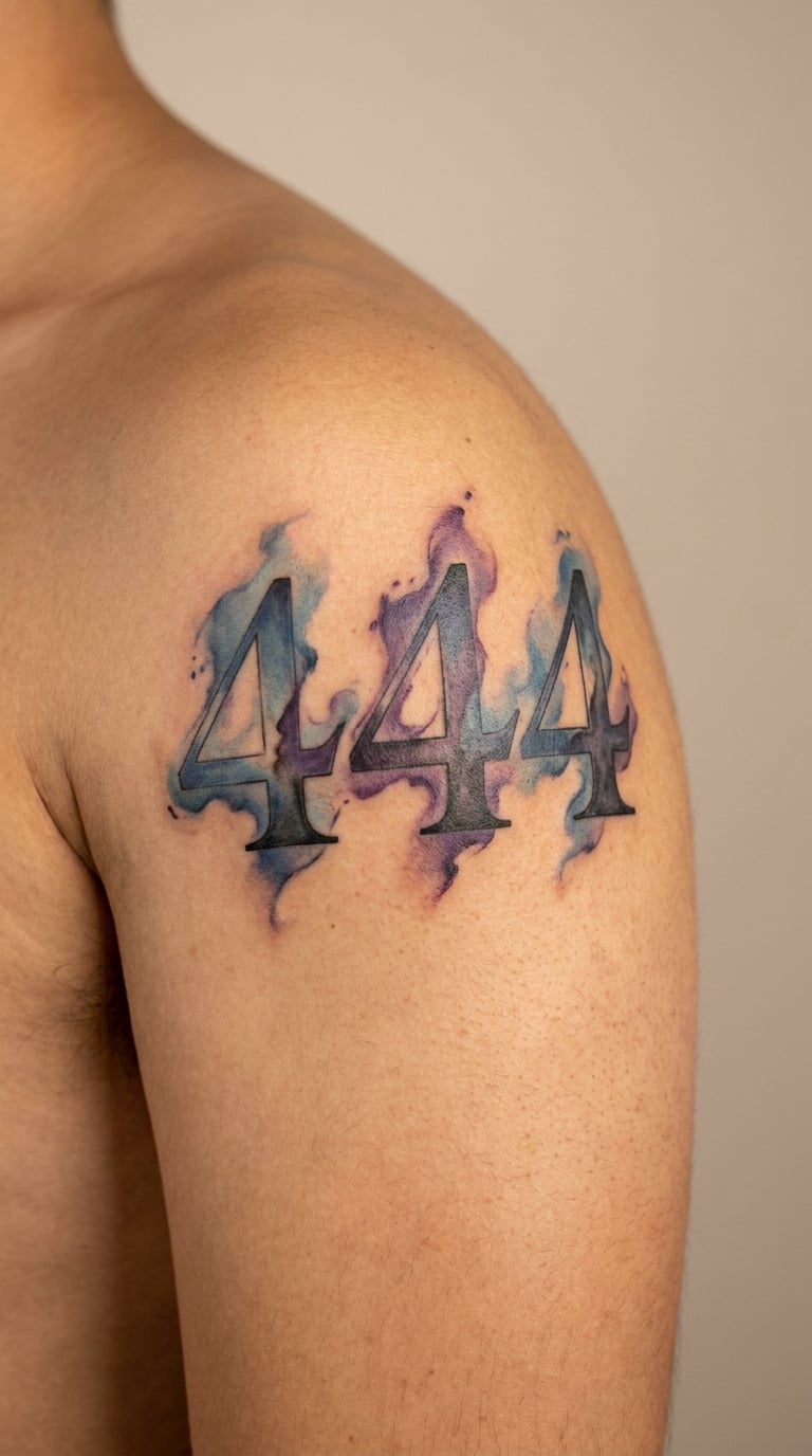 Watercolor 444 on the Shoulder