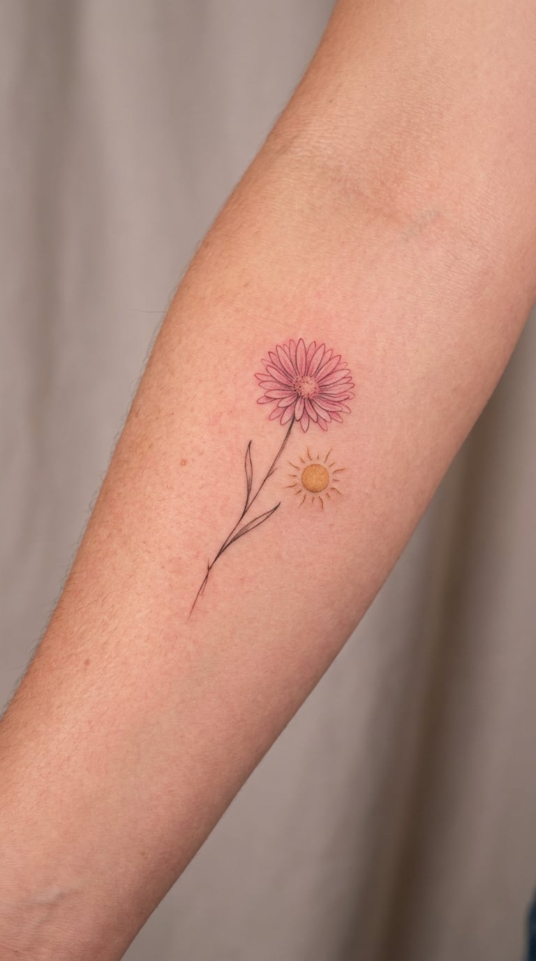 Sun and Aster Botanical Duo