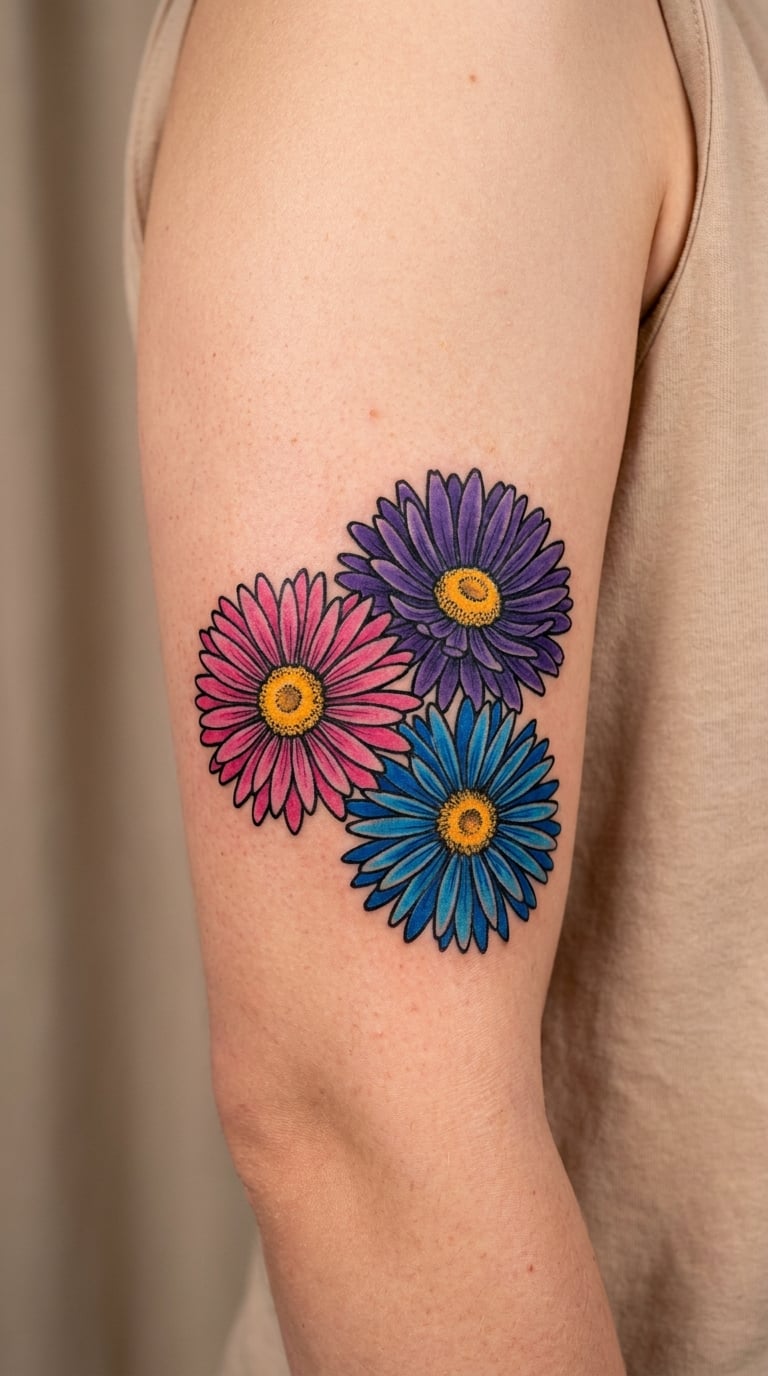 Colour-Pop Aster Trio