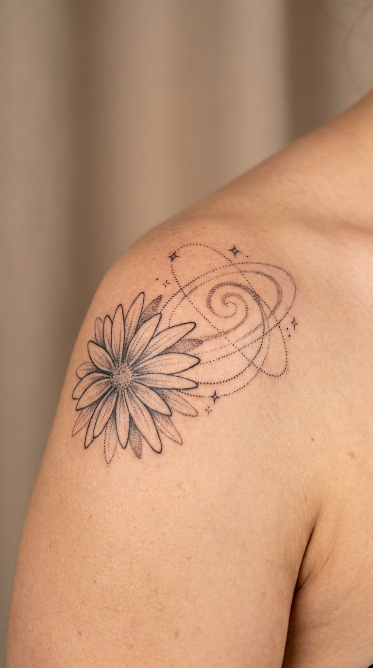 Dotwork Aster Constellation