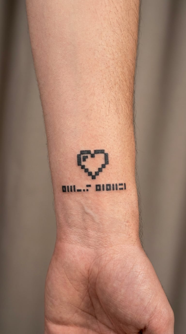 8-Bit Binary Heart